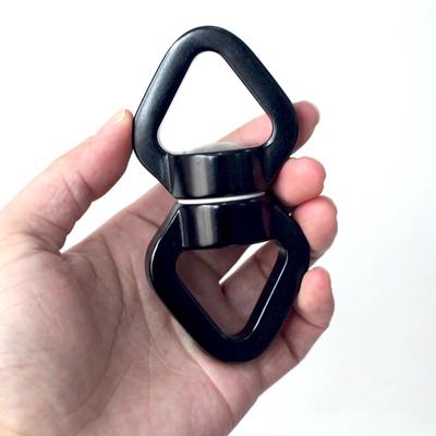 30KN Yoga Swivel Connector Outdoor Rock Climb Carabiner Universal Gimbal Ring Swing Hammock Rope Swivel Rotational Connector