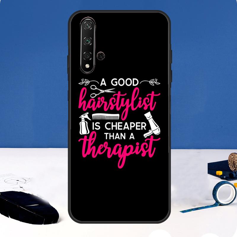 Hair Stylist Hairdresser Phone Case For Huawei Nova 11 Pro 11i 8i 3i 9 10 SE 5T Y60 Y61 Y70 Y90 Y91 P20 P30 P40 Lite