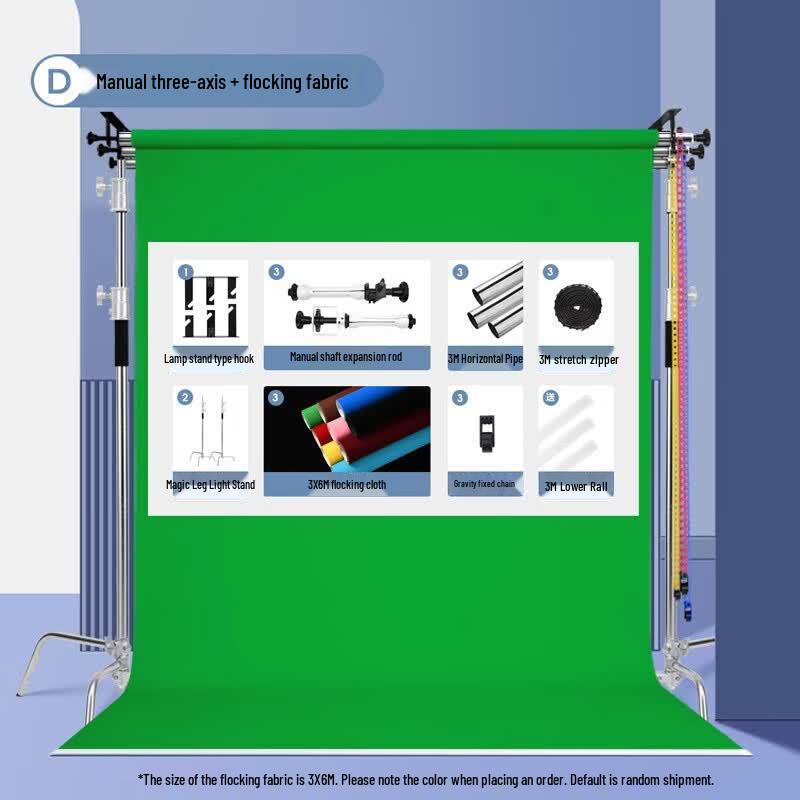 Miaotu Manual 3-Axis Photography Background System Kit