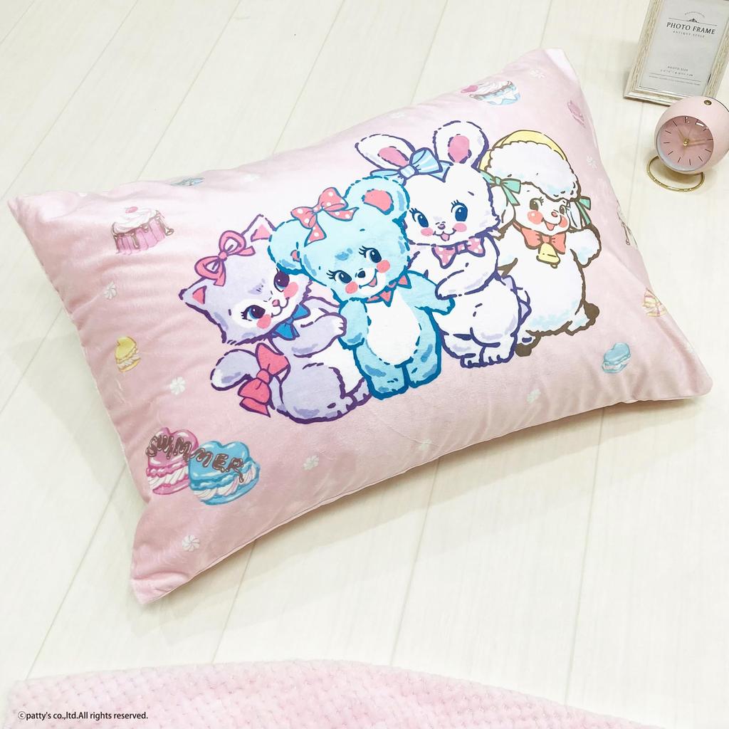 MORIPiLO Swimmer Pillowcase and Melting to the Suitable for Both Kids and Cute Plush by Morishita Makura (Smooth Touch) 43x63cm, Adults, Washable,