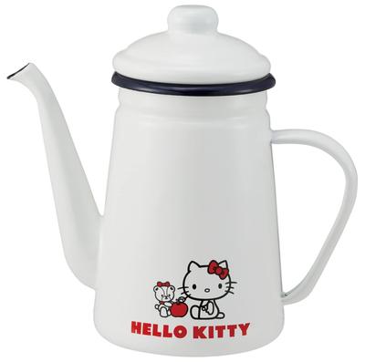 Skater Enamel Drip Kettle Hello Kitty Tiny Chum Sanrio 1.1L & ENKT1-A