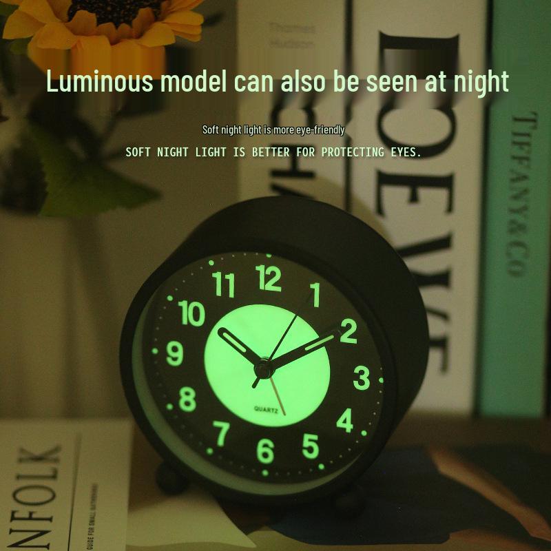 Silent Luminous Alarm Clock for Boys - Perfect Study Companion