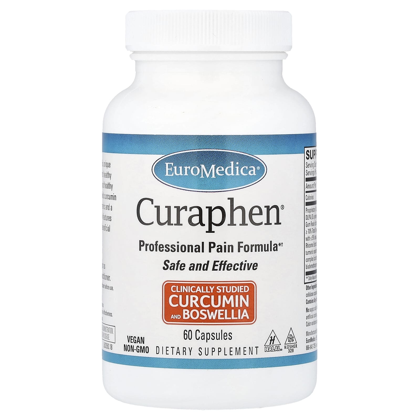 

EuroMedica, Curaphen®, 60 Capsules