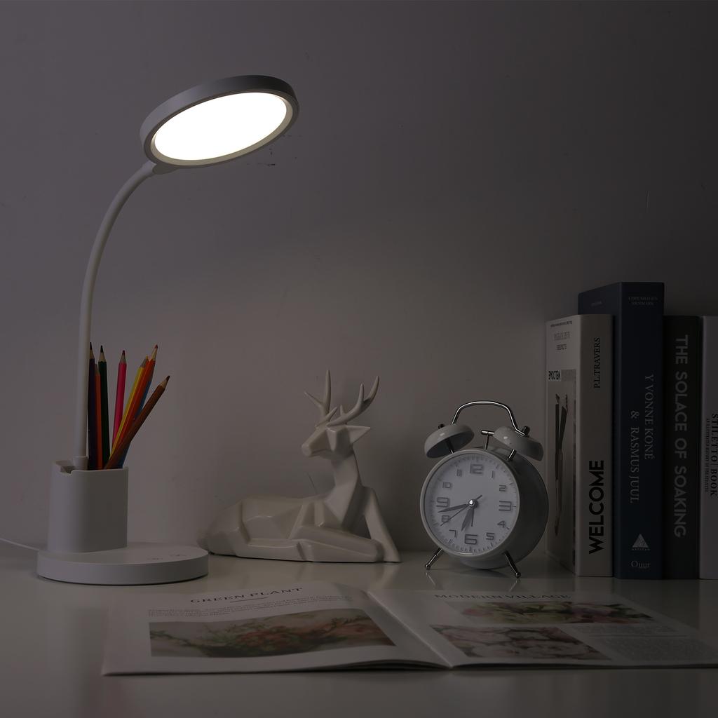 LED Desk Lamp USB Powered Touch Control 3 Color Modes Living Room Bedroom Bedside Table Lamp Simple Reading