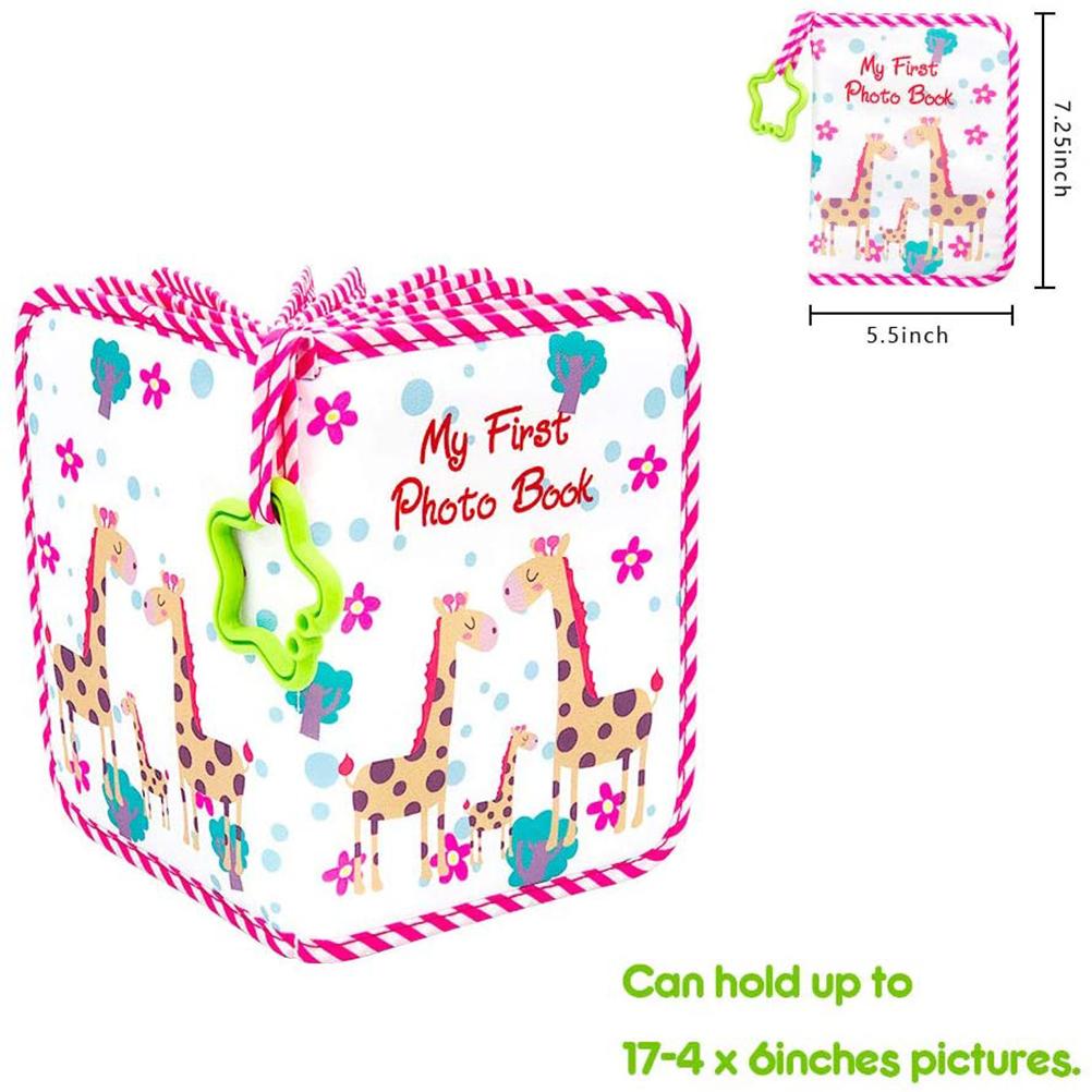 Soft Fabric Baby Photo Album Growth Memory Book for Infant Pictures