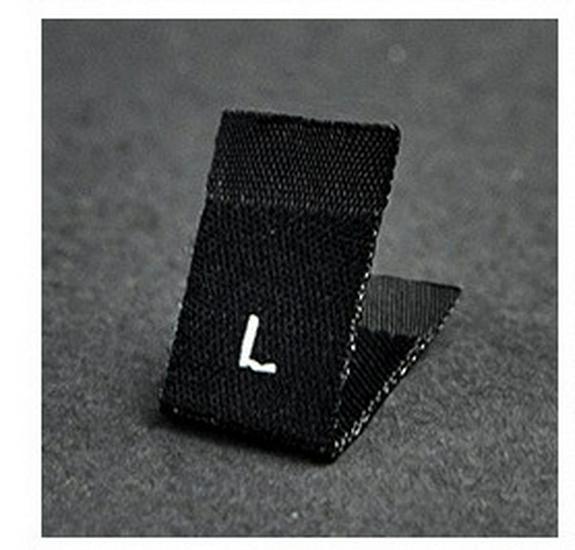 Free Shipping Woven Label: One Size Embroidered Clothing Tag & Sticker