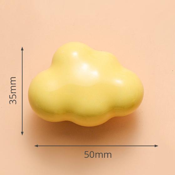 NAIERDI Children Room Ceramic Single Round Wardrobe Handle Kitchen Garden Door Handle Cabinet Handle Cartoon Furniture Handles