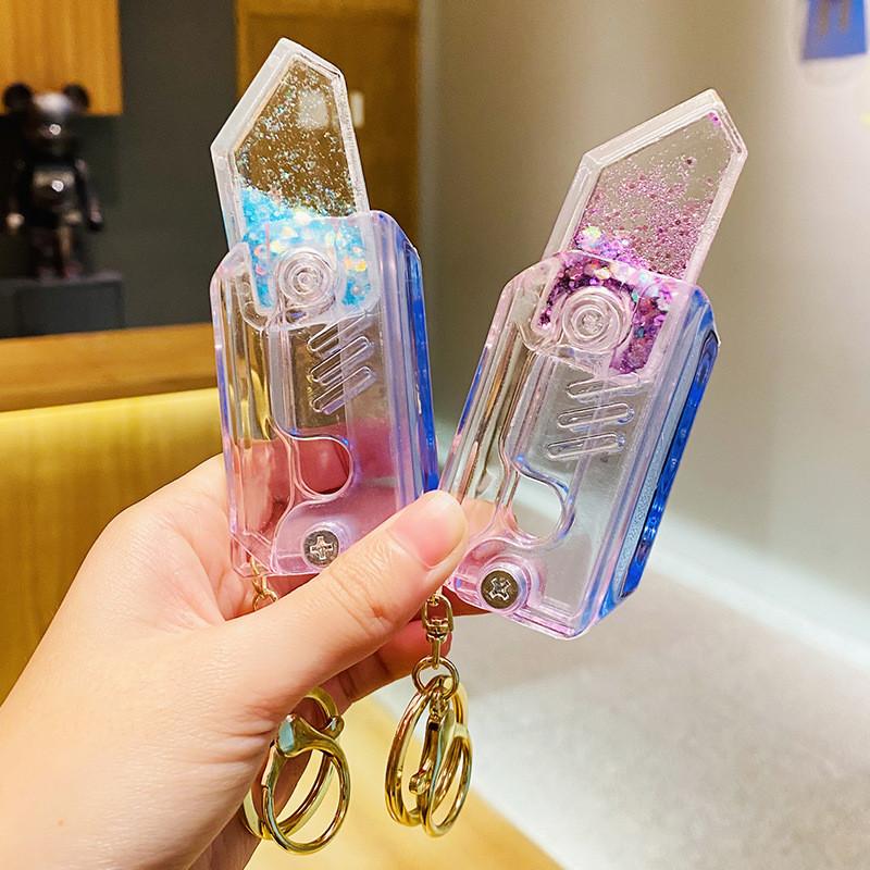 Trendiger Karottenmesser Schlüsselanhänger Lustiges Stressabbau-Spielzeug für Paare und Freunde