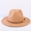 Popular European and American classic simple flat-brimmed top hat men's and women's fashionable and elegant versatile jazz hat top hat