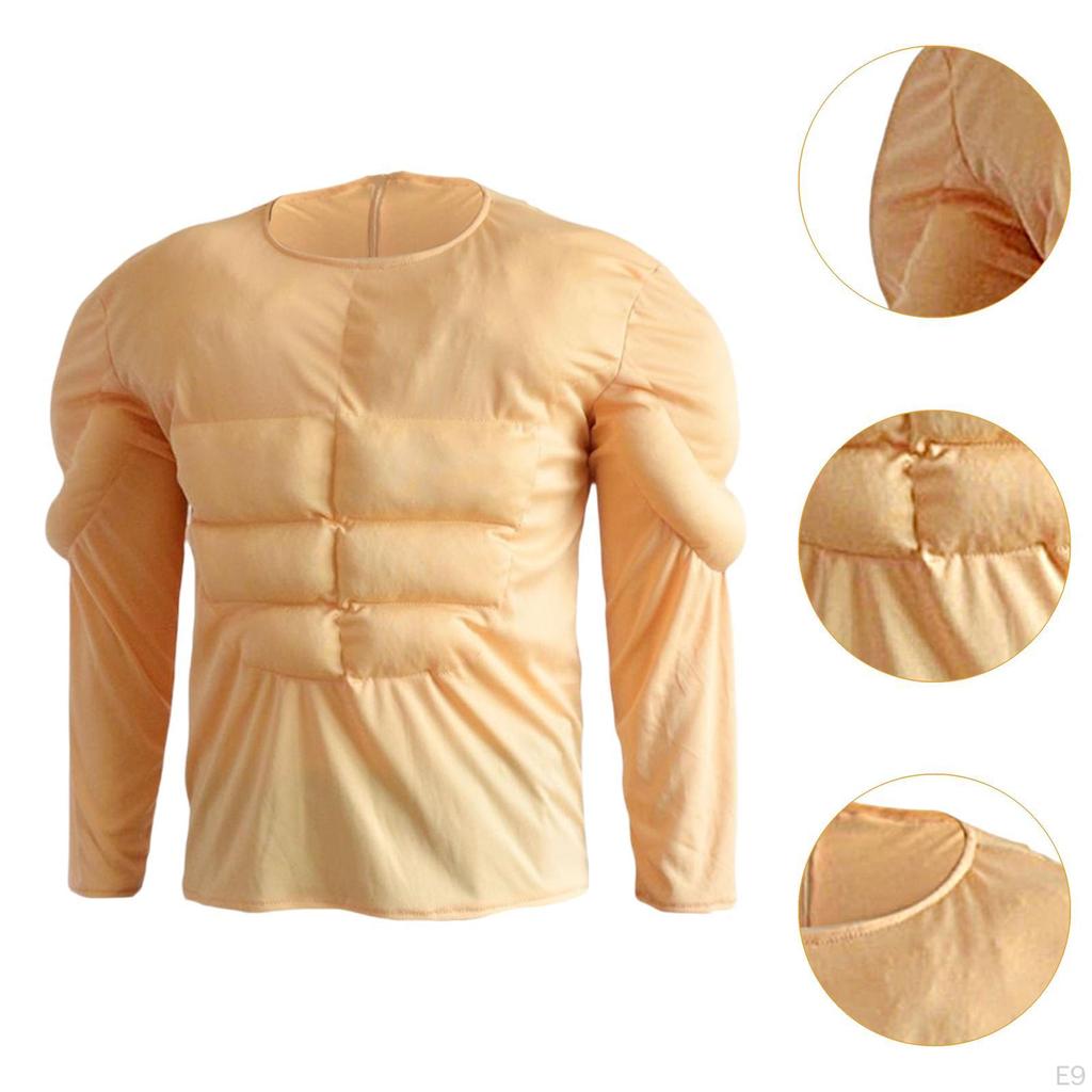 Men Muscle Shirtcostume Casual Fashion Halloween Cosplay for Themed Events Party