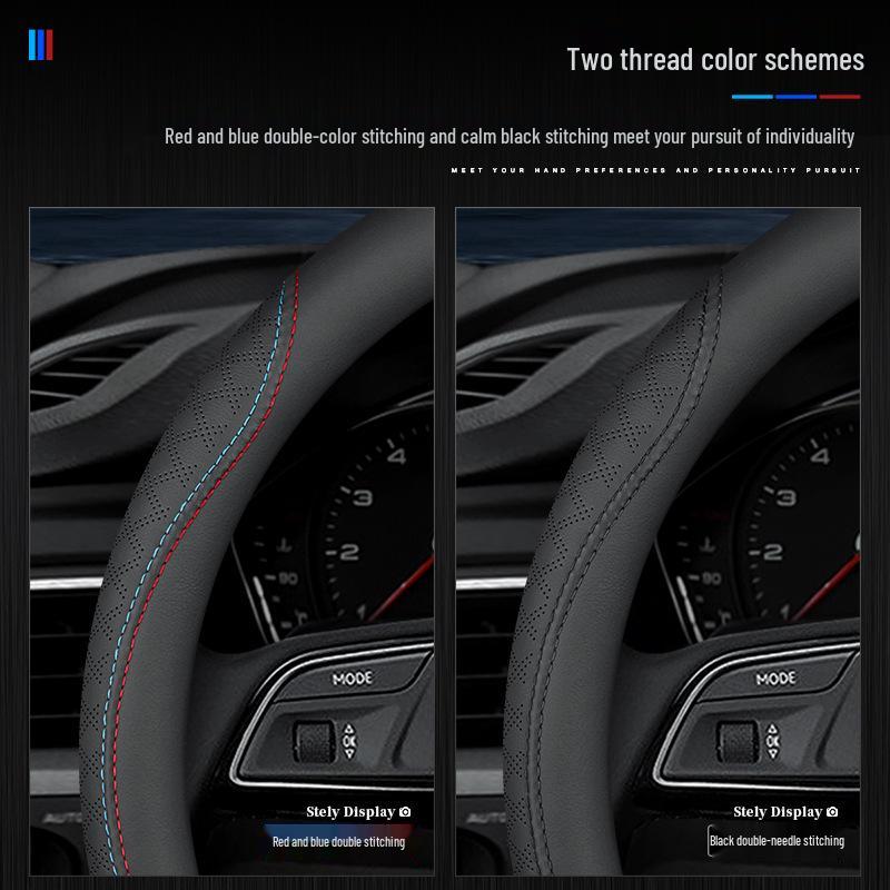 Lenkradbezug aus echtem Leder: Ultradünne Passform für Mitsubishi Outlander, Pajero Sport, ASX