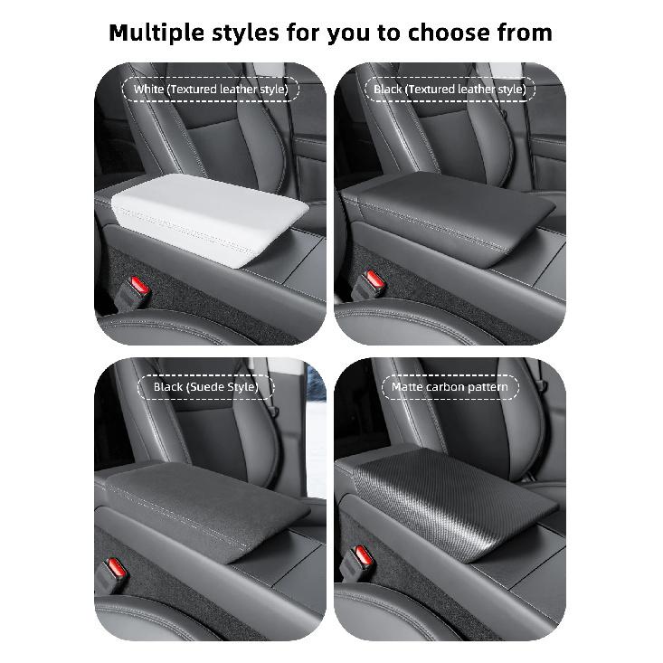 Car Center Console Armrest Pad For Tesla Model YL 2026 6 seats Auto Central Armrest Box Cover Anti-Scratch Accessories