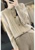 Cozy Cable Knit Cardigan for Women - Retro Twist Design, Loose & Comfortable, Perfect for Autumn and Winter Outings