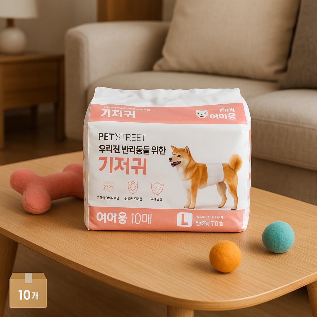 Disposable Female Dog Diapers - Pet Pants for Heat, Incontinence & Training | Super Absorbent, Leak-Proof 10 Count" / "10 Pack