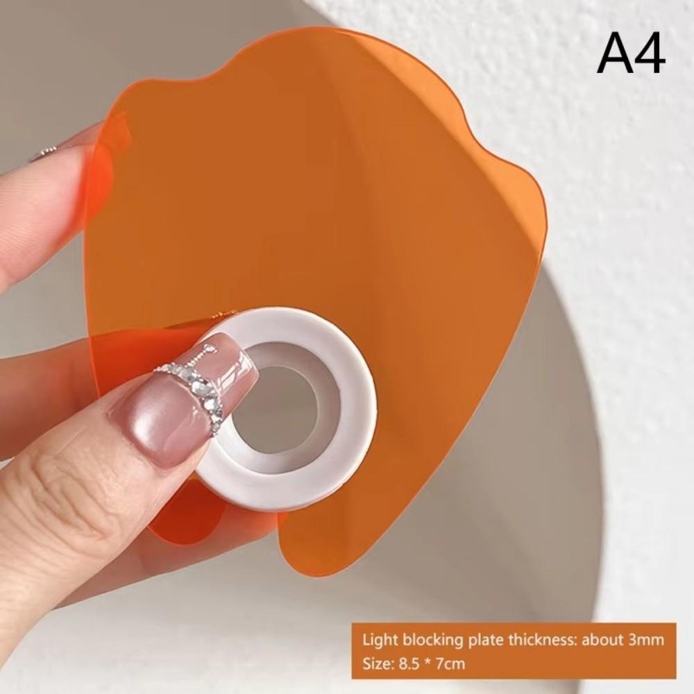 Acrylic Light-Blocking Baffle Anti-Blue-Light Straight-Shaped Nail Nail Blocking Plate Thicken Blocking Film
