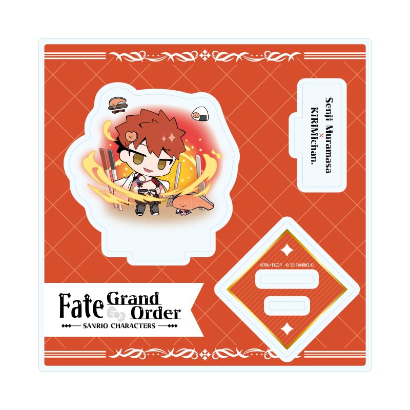

FateGrand Order x Sanrio Characters 25Muramasa Senko x KIRIMI-chan. [Collaboration Illustration] Acrylic Stand Plate