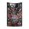 3x5 Ft Kkillers Clowns Flag Classic Horror Movie Flag Halloween Wall Hanging Banner Decor Movie Poster Outer Space