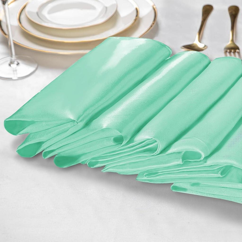 Satin Polyester Luxury Napkin for Weddings & Festive Table Decoration