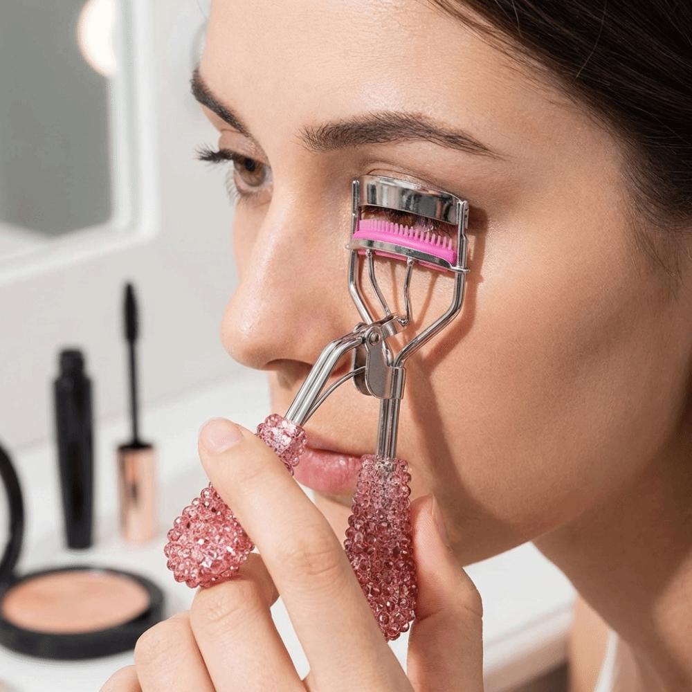 Carbon Steel Color Curled Eyelash Curler Convenient Wide-angle Eyelash Curler  Makeup