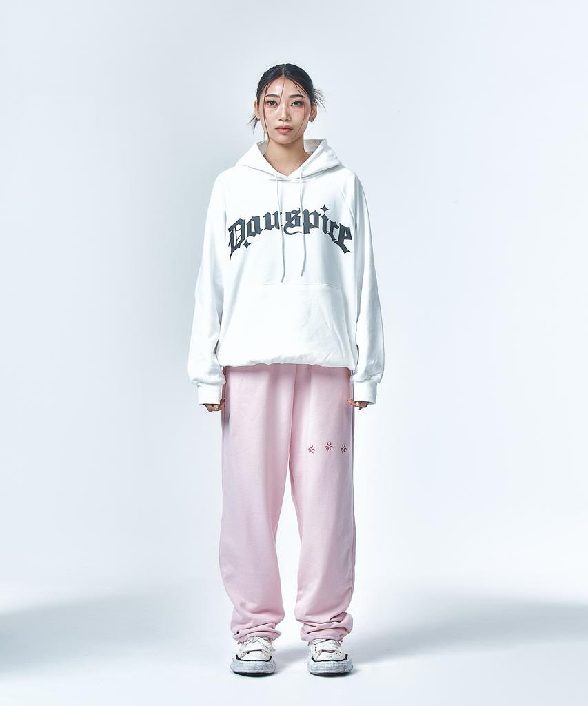 DAUSPICE Logo Sweat Pants Pink