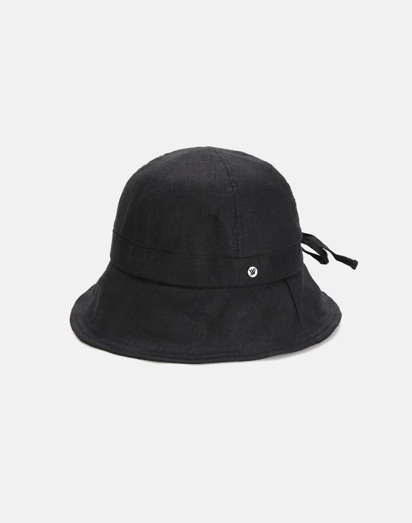 Hwaiteusaenjeu Linen Popular Round Bucket Hat Kediri (5 Colors)