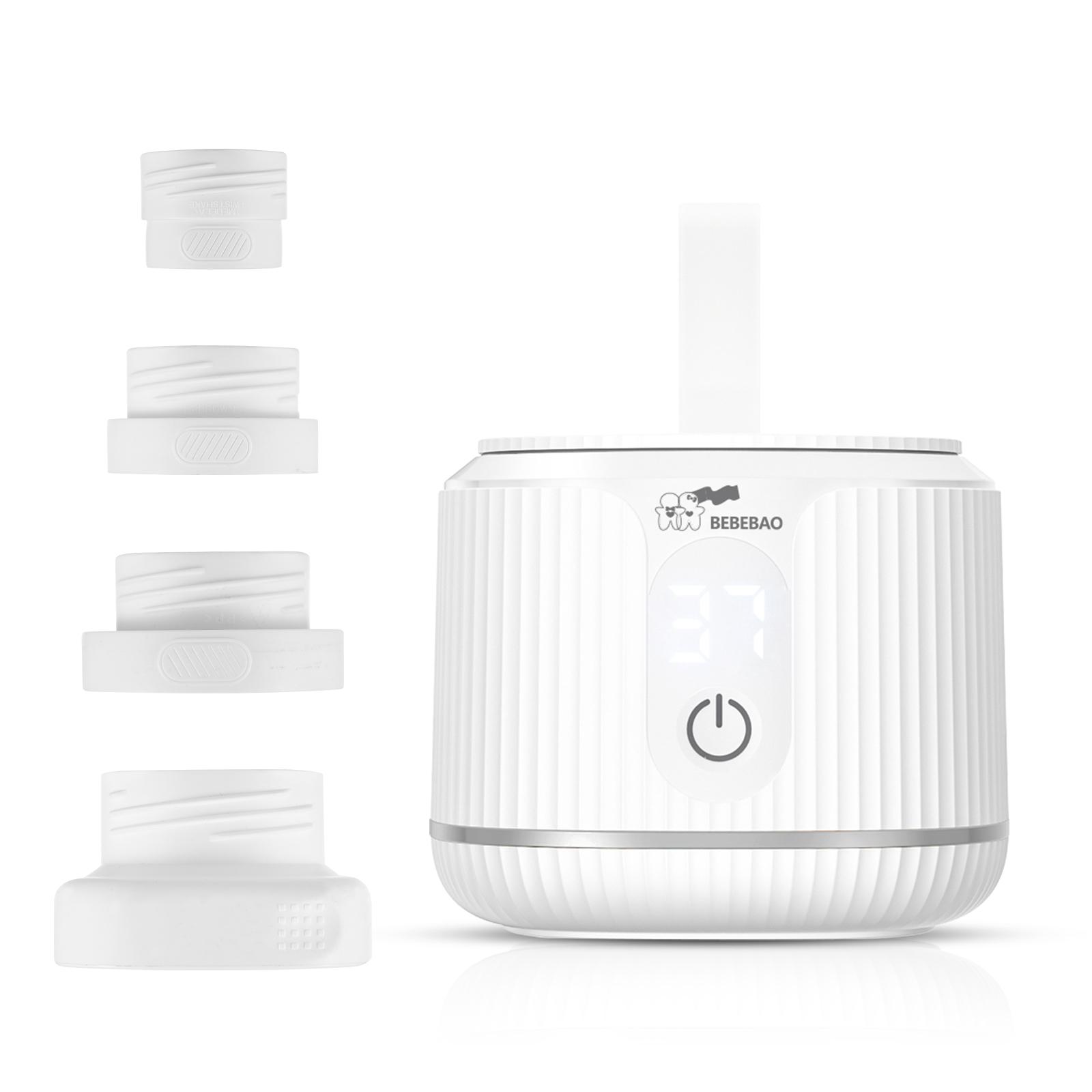 Portable Baby Milk Bottle Warmer 4 Levels Temperature   Wireless Bottle Heater with 4 Adapter for Travel Outdoor