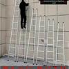 Reinforced Iron Pipe Multi-Functional Ladder for Indoor & Outdoor Use