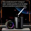 1pc Car Humidifier Colorful LED Aromatherapy Humidifier Silent Ultrasonic Air Aromatherapy Machine Suitable for Bedroom Office