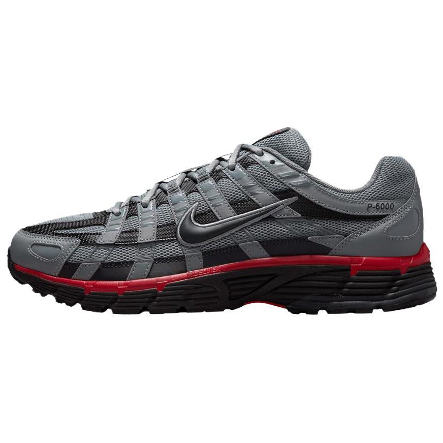 Nike P-6000 Cool Grey University Red Men Sneakers Black Anthracite IF6199-001 44.5