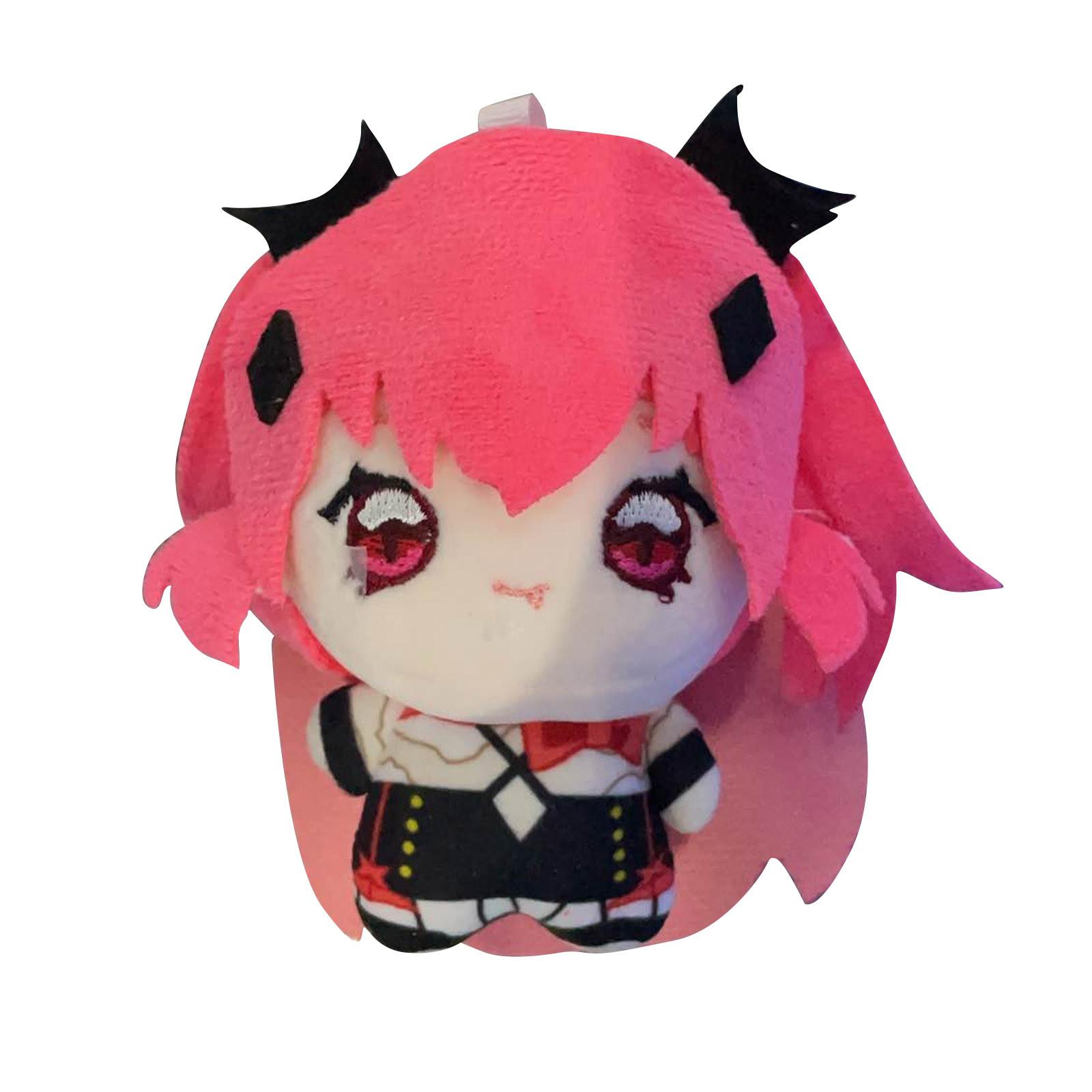 

Аниме-куклы, креативные подарки, детская кукла-компаньон на день рождения, плюшевая кукла-марионетка, 1 шт, 4 дюйма One Size красный