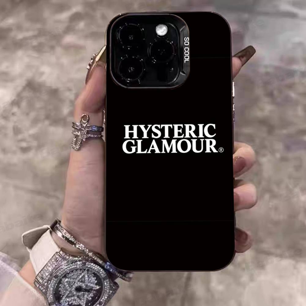 H-Hysteric G-Glamour Girl For IPhone 17 16 15 14 13 12 11 Pro Max Plus Matte Color Back Phone Cover
