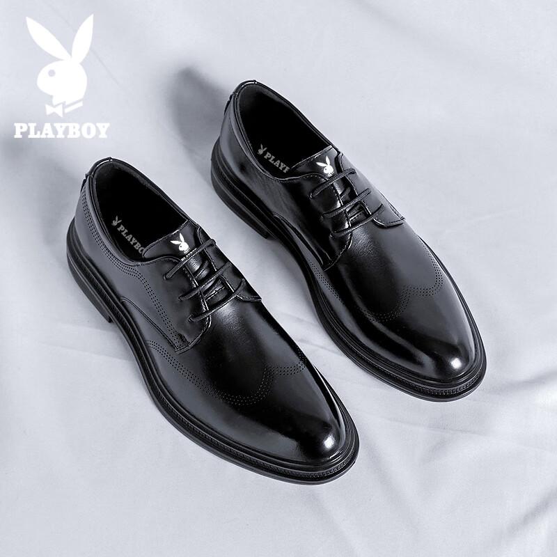 PLAYBOY Men s Business Casual Derby Shoes 42