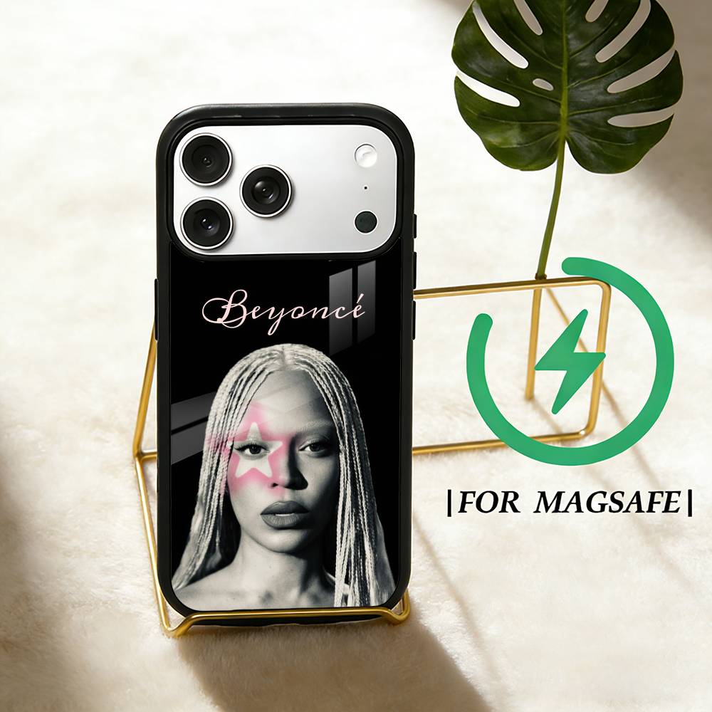 Singer B-Beyonce Phone Case For iPhone 17,16,15,14,13,12,Plus,Pro,Max for Magsafe Magnetic Wireless Charging iPhone17