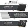 330x330mm PEI Spring Steel Sheet Flexible Print Build Plate Removable Surface Platform For ELEGOO Neptune 4 Plus 3D Printer
