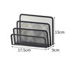 1 Pcs Desk Mail Organizer Small File Holders Letter Organizer Metal Mesh Document Filing Folders Paper Organizer for Desktop