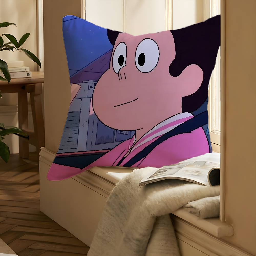 Cartoon Cool Character S-Steven Universe-MT Pillow Case Printing Pillowcase Living Room Sofa Cushion Cover Bedroom Room Decor