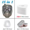Anti Fog Full Face Respirator, Mask, Industrial Coating, Spraying, Safety Filter, Formaldehyde Protection, 6800