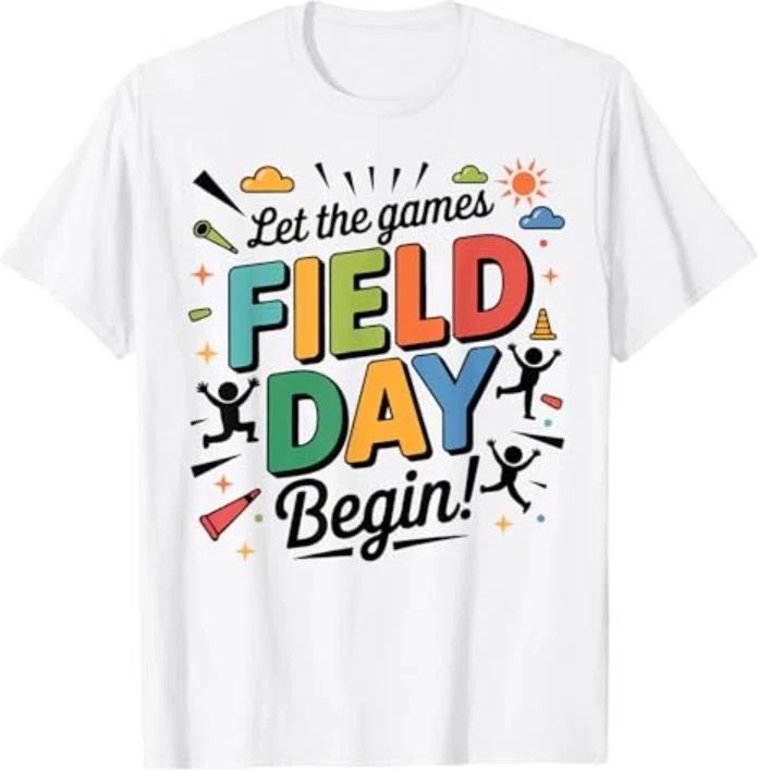 Let The Games Begin Field Day Shirt Teacher Adults TShirt S