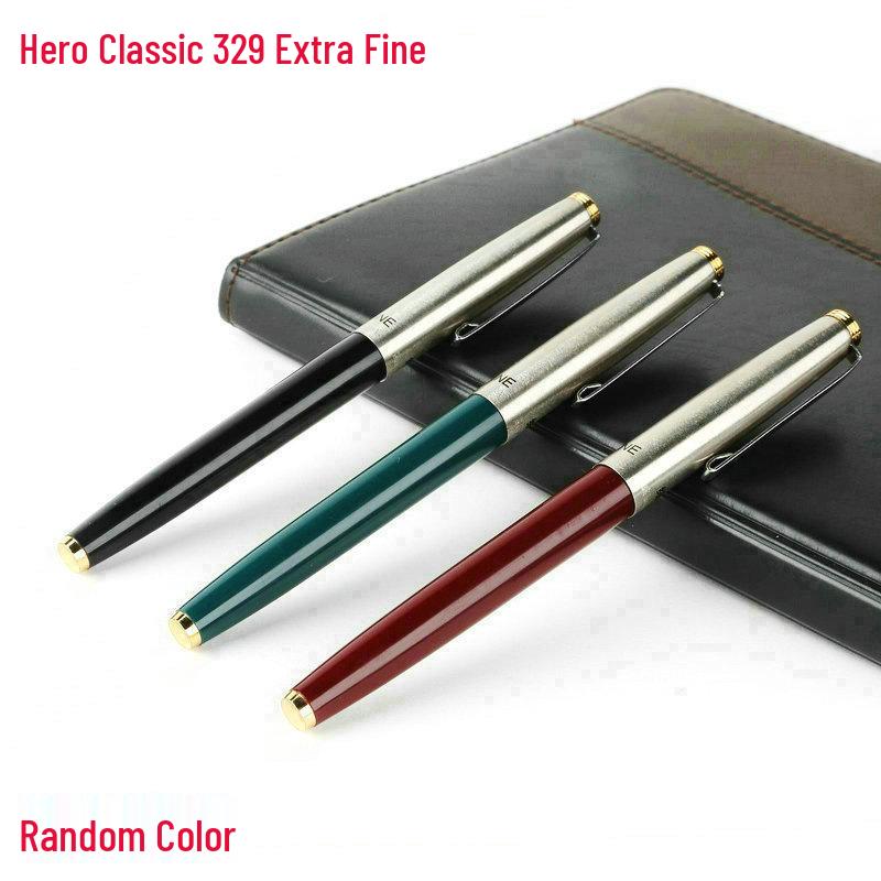 

Перьевая ручка HERO 329-2: Оригинальный дизайн Arrow, Студенческая каллиграфия, Классический иридиевый наконечник. 0.38mm