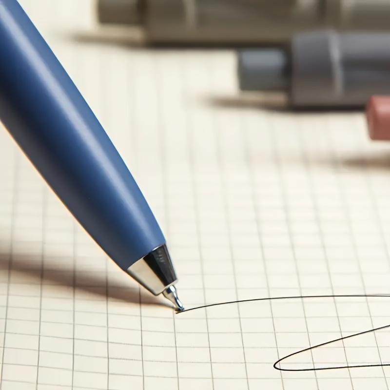 5pcs Stone Statue Click Pens, High Capacity Chubby Pens for Smooth Writing and Comfortable Use