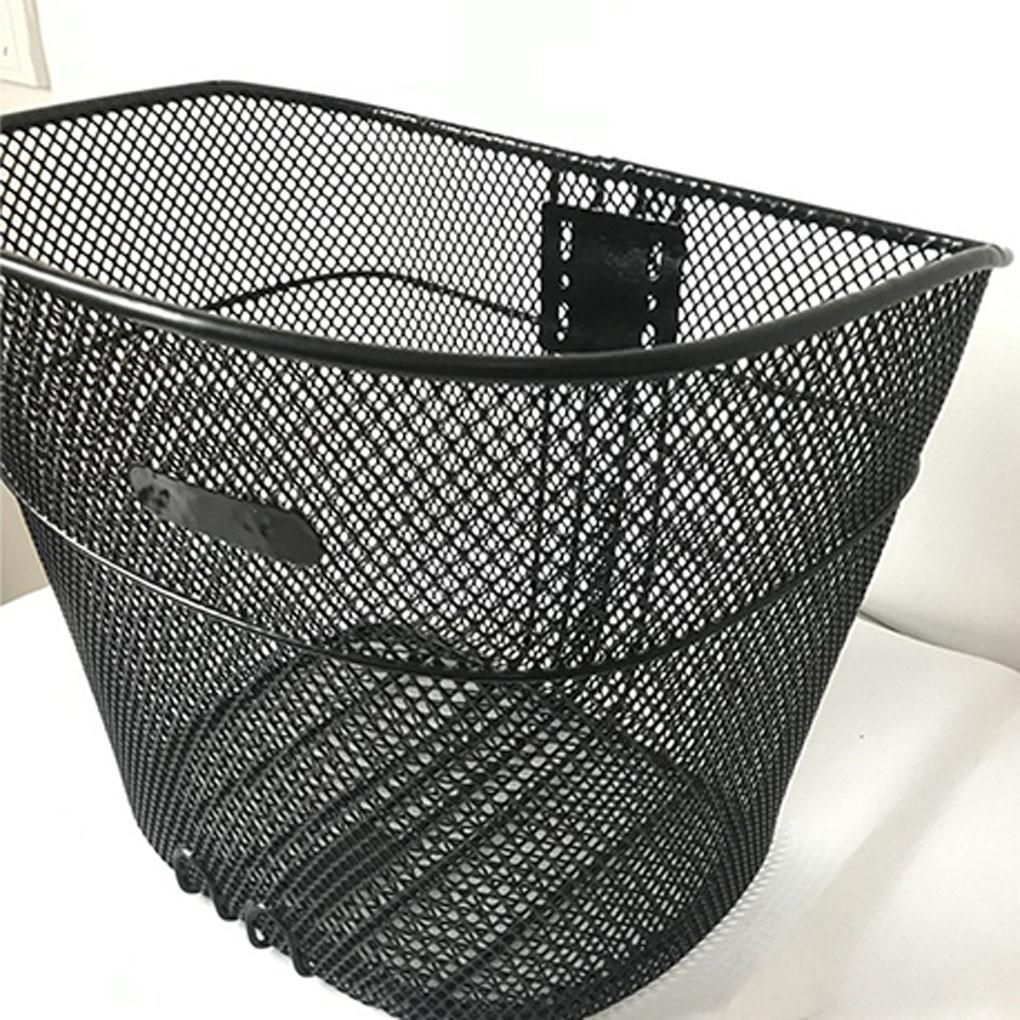 Stainless Steel Bicycle Front Basket Sturdy And Convenient Storage For Bike Thickened Bicycle Basket
