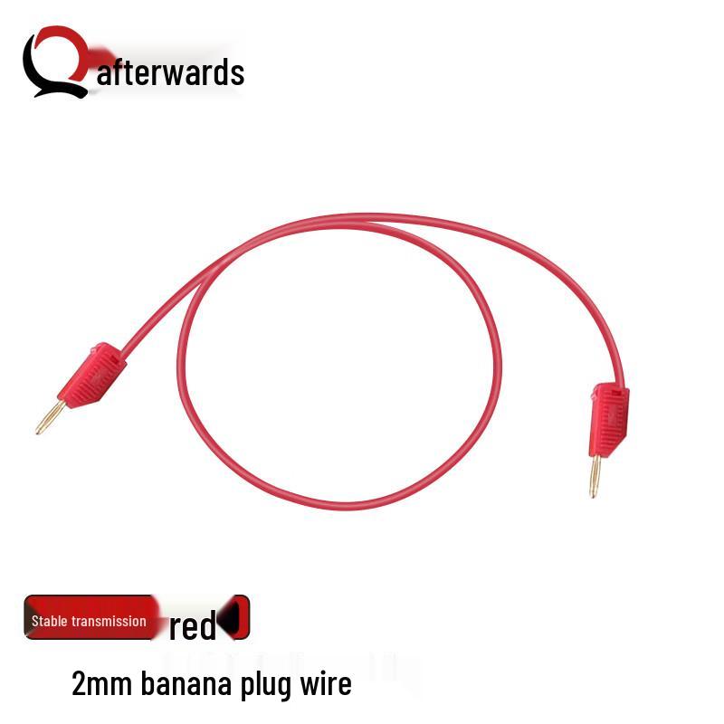 Qihou K2 2mm Stackable Banana Plug Test Leads 0.3m красный