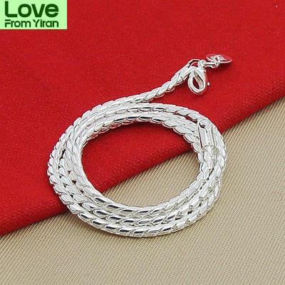 Collier Sauvage Argent Plaqué Argent 925 Dames Hommes Créatif Personnalité Haut de Gamme
