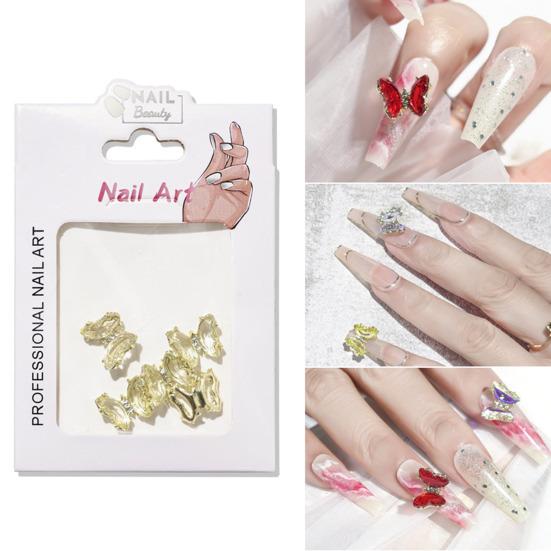 Excellent Nail Art Batterfly Colorful High Brightness