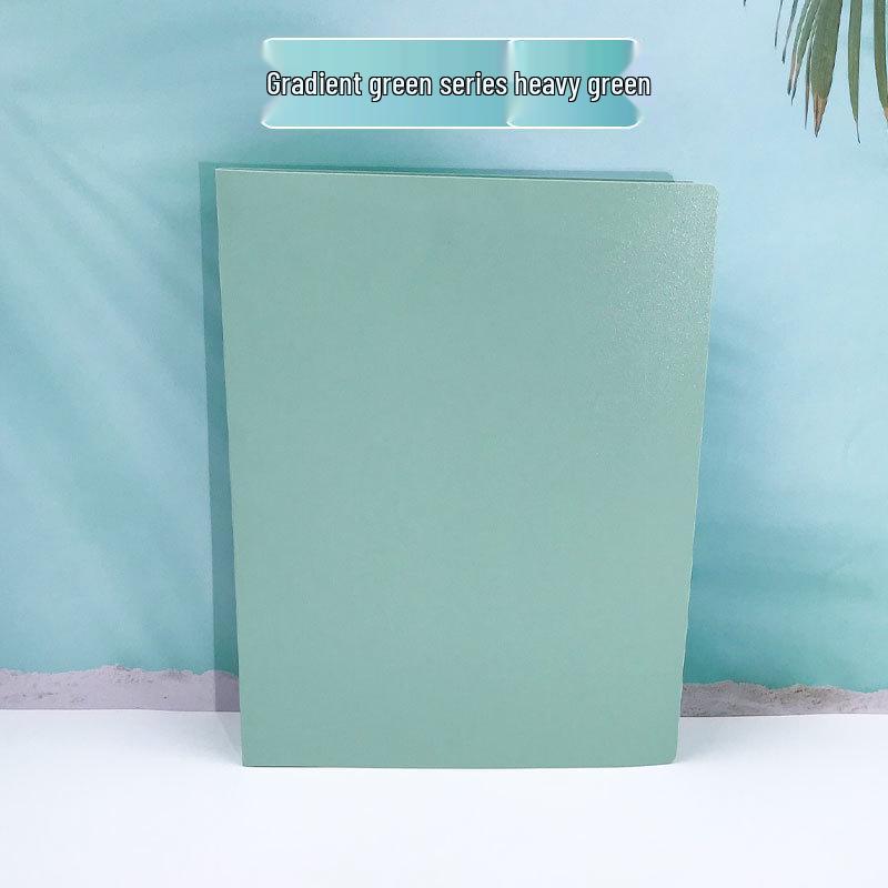 Gradient Color A4 Document Binder and Storage Book, Large Capacity, Student Test Paper Organizer, Xiaohongshu Style.