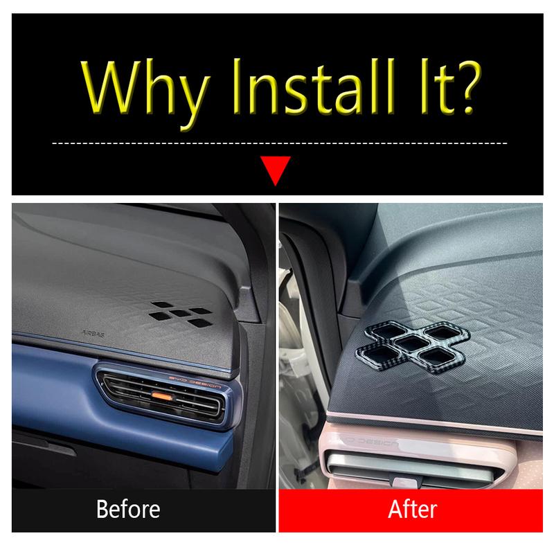 Gear Shift Panel / Water Cup / Dashboard Air AC / Steering Wheel Cover Trim For BYD Dolphin Mini Seagull Dolphin Surf 2024 2025