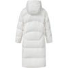 Salomon Solid Color Hooded Letter Long Sleeve Down Jacket Women outerwear White C25819