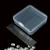 ID Storage Box Small Photos Powder Puffs Holder Organizer 1pc Non Toxic For Jewelry Bank Cards 1.1mm Thickness