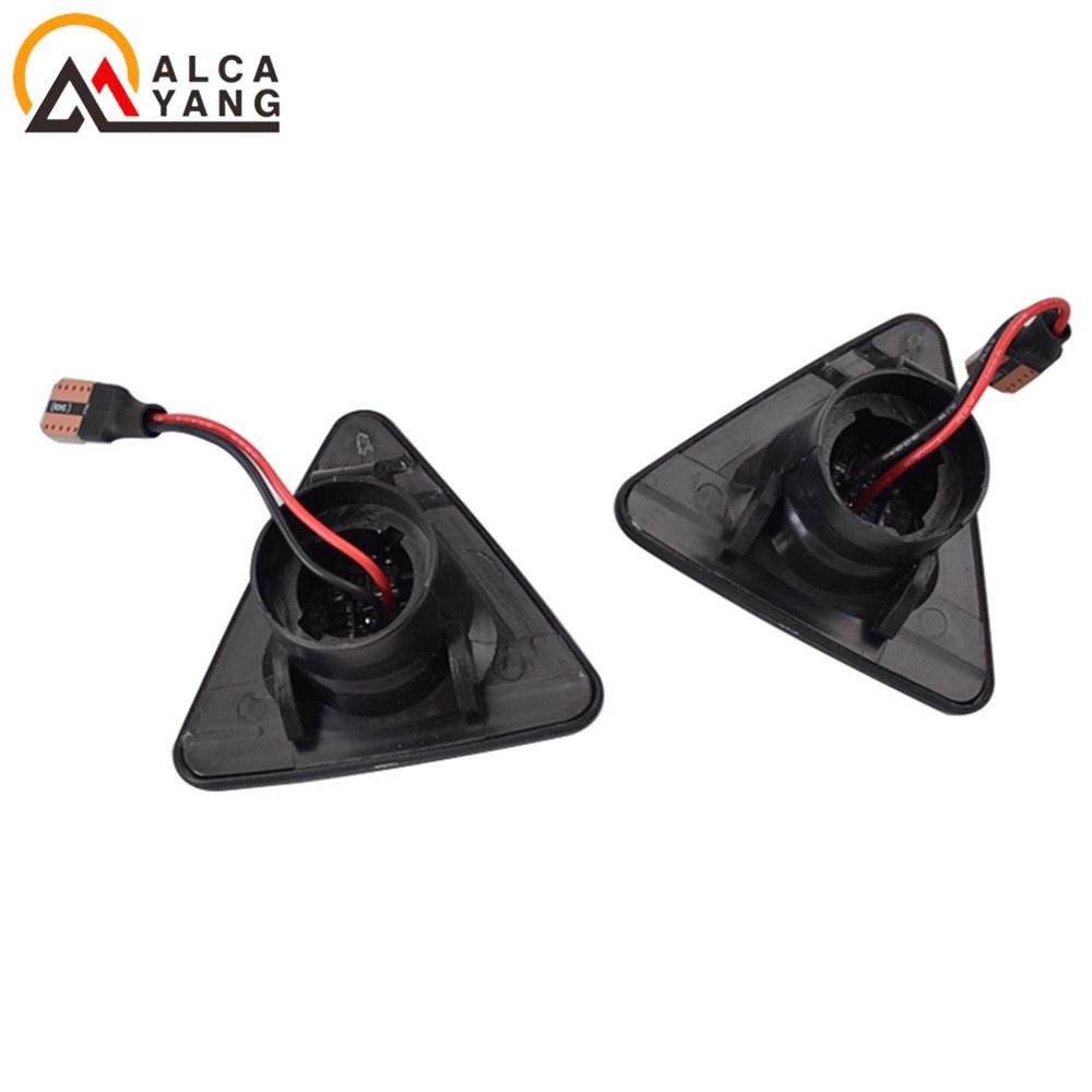 2 Stück LED Dynamische Seitenmarkierungs-Blinker für Mitsubishi Colt CZC CZ3 Z23 Z24 Z25 Z33 Z34 Z3 Sequentieller Blinker