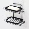 Wall Mount Soap Holder Rustproof 2 Tier Bar Soap Holder Soap Holder Shower  Bathroom Accessories